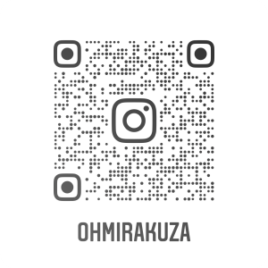 近江楽座公式InstagramのQRコード